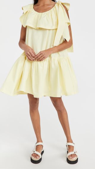 3.1 Phillip Lim + Ruffled Neckline Tent Dress