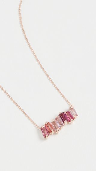 Kalan by Suzanne Kalan + Pink Mix Bar Necklace