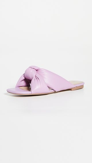 Villa Rouge + Maddox Puffy Ruched Sandals