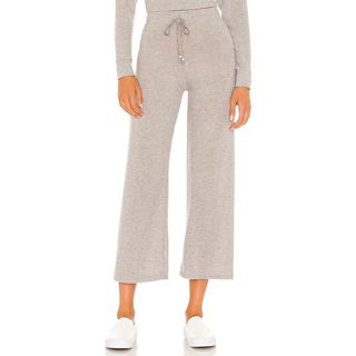 Donni + Sweater Cropped Flare Sweatpants