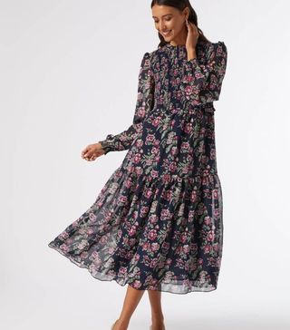 Dorothy Perkins + Floral Print Skater Dress