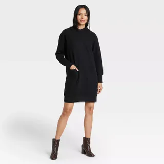 Who What Wear x Target + Long Sleeve Hoodie Dress