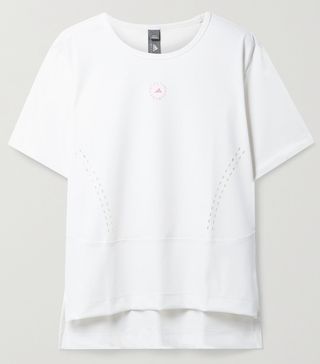 Adidas x Stella McCartney + Truestrength Perforated Stretch Recycled T-Shirt