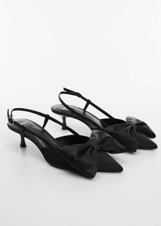 Mango + Bow-Heeled Shoes