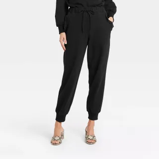 Who What Wear x Target + Ruffle Detail Jogger Sweatpants