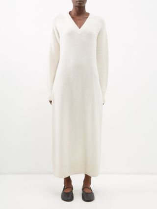 Arch4 + Northwoods V-Neck Cashmere Dress