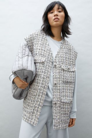 H&M + Textured-Weave Gilet