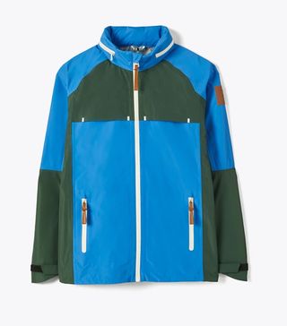 Tory Burch + All-Weather Color-Block Jacket