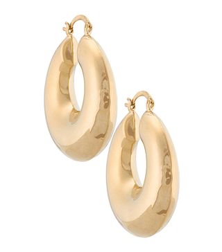 Joolz by Martha Calvo + Large Donut Hoops in Gold