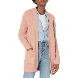 Goodthreads + Relaxed Fit Boucle Shaker Stitch Cardigan