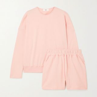 Frankie Shop + Jaimie Oversized Cotton-Jersey Sweatshirt and Shorts Set