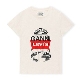 Ganni x Levi's + Jersey Graphic Tee