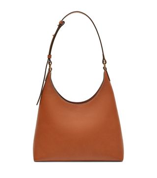 Mango + Multi-Position Leather Shoulder Bag