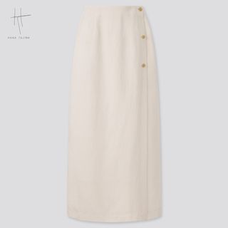 Uniqlo x Hana Tajima + Rayon-Linen Wrap Skirt