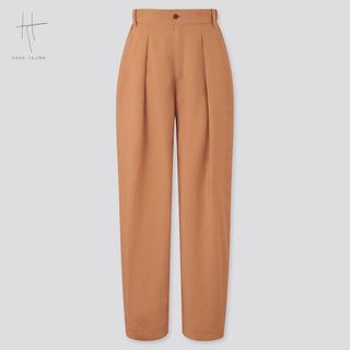 Uniqlo x Hana Tajima + Rayon-Linen Tucked Tapered Pants