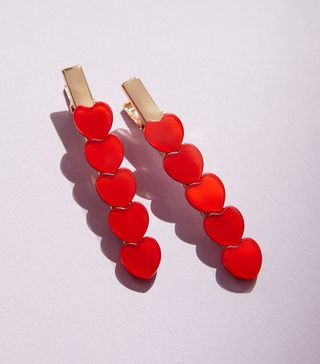 Urban Outfitters + Heart Alligator Clip Set