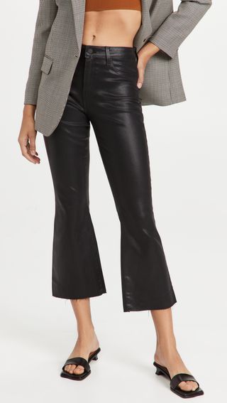 L'Agence + Kendra High Rise Crop Flare Jeans