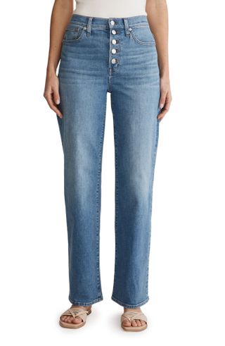 Madewell + The Perfect Vintage Wide-Leg Crop Jeans