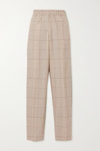 Remain Birger Christensen + Meg Prince of Wales Checked Woven Tapered Pants