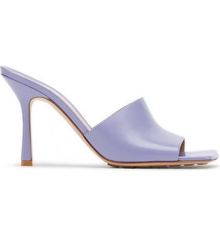 Bottega Veneta + Stretch Square Toe Slide Sandals