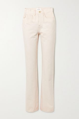 Frame + Le Jane High-Rise Straight-Leg Jeans