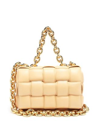 Bottega Veneta + The Chain Cassette Intrecciato-Leather Bag