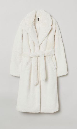 H&M + Faux Fur Coat