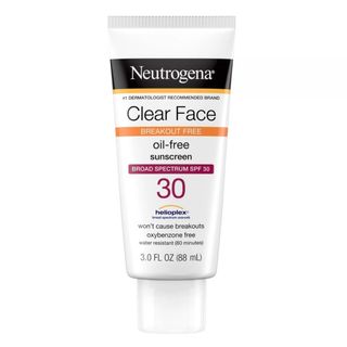 Neutrogena + Clear Face Liquid Sunscreen Lotion SPF 30