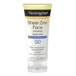 Neutrogena + Sheer Zinc Oxide Dry-Touch Face Sunscreen With Broad Spectrum SPF 50