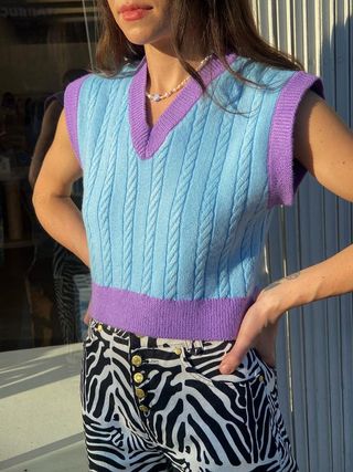 Lisa Says Gah + Eva Sweater Vest