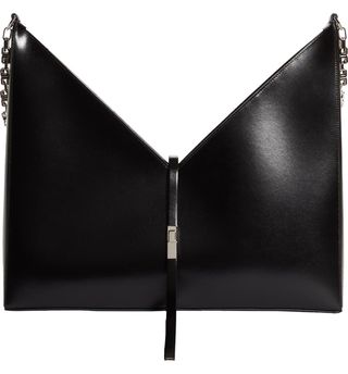 Givenchy + Large Cutout Leather Shoulder Bag