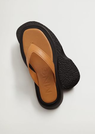 Mango + Platform Leather Sandals - Women | Mango Usa