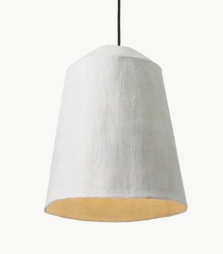 Made.com + Dahlia Tall Lamp Shade in White Paper Mâché