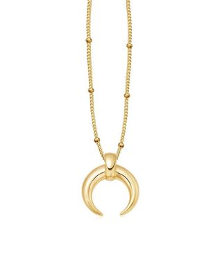Missoma + Lucy Williams Gold Large Horn Necklace