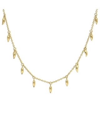 Missoma + Lucy Williams Gold Mini Fang Necklace