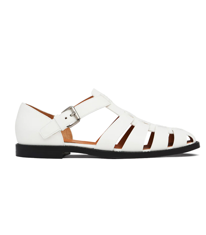 Church's + Fisherman Nevada Leather Sandal White