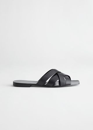 & Other Stories + Braided Strap Leather Sandals