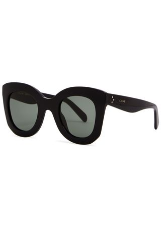 Celine + Black Oversized Sunglasses