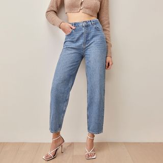 Reformation + Kris High Rise Relaxed Curve Jeans