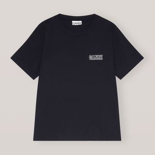Ganni + Thin Software Jersey T-Shirt