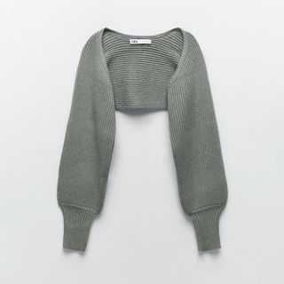 Zara + Knit Arm Warmer Sweater