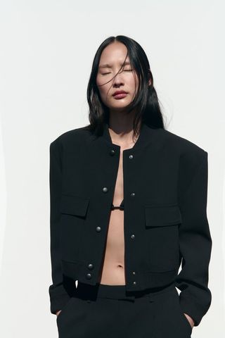 Zara + Maxi Pocket Bomber