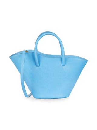 Little Liffner + Small Tulip Lizard-Embossed Leather Tote