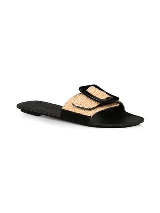 Definery + Loop Leather Flat Sandals