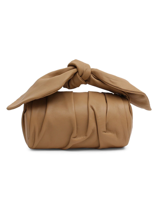 Rejina Pyo + Nane Knotted Leather Barrel Bag