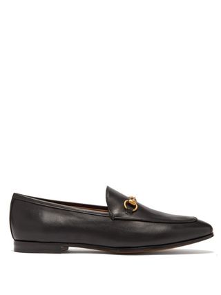 Gucci + Jordaan Leather Loafers