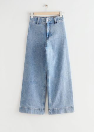 & Other Stories + Wide Cropped Jeans