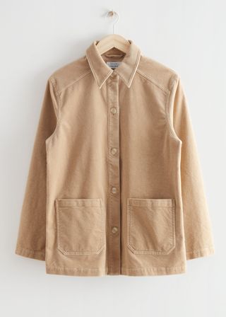 & Other Stories + Relaxed Patch Pocket Corduroy Jacket