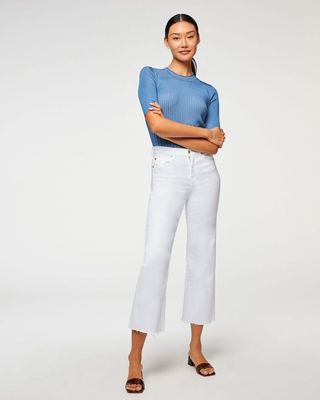 7 For All Mankind + Cropped Alexa Jeans