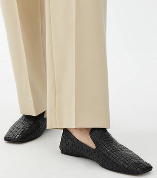 Arket + Woven Leather Loafers